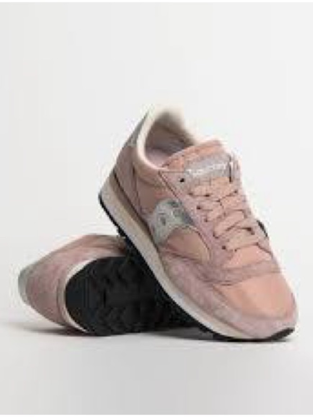 Saucony Women's Blush Pink Suede Retro Athletic Sneakers